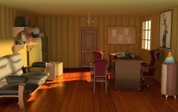 Sherlock Holmes Detective classic office 3D model