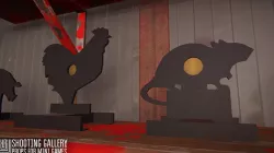 Shooting gallery - props for mini games Low-poly  3D model