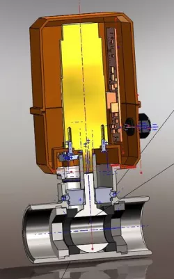 Shorov crane with motor