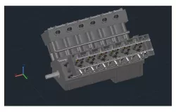 Simple car engine