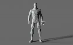 Spiderman Action Figure Toy 3D model