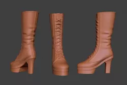Stylized Boot 3 3D model