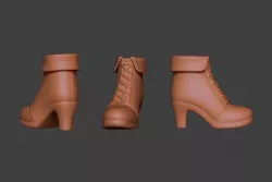 Stylized Boot 4  3D model