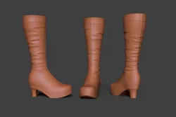 Stylized Boot 5 3D model