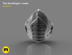 The Gunslingers mask 3D model