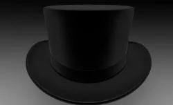Top Hat Short V01 3D model