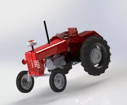 Tractor 3D model