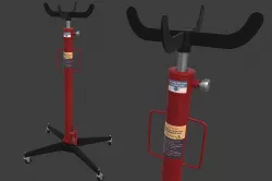 Transmission Pneumatic Jack Low-poly  3D model