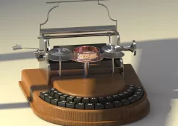 typewriter  3D model