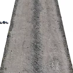 Ultra realistic Sandy Road Scan 3D model