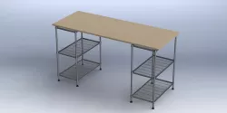 Wire shelf unit