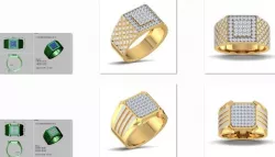 10 to 25 gms Gents male 3dm stl engagement wedding ring 3D print model