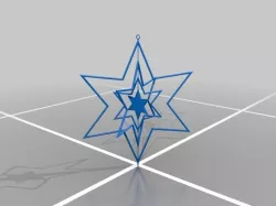3d Mobile star Free 3D print model