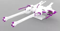 3D printable 1 144 Scale METEOR UNIT from Gundam SEED 3D print model