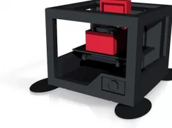 3d printer printing record player Free 3D print model