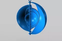 5 quarters sphere Free 3D print model