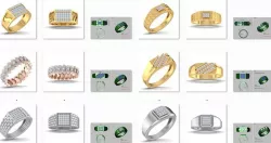 5 to 10 gms Gents male  3dm stl engagement wedding ring 3D print model