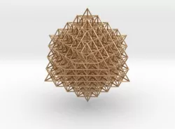 512 tetrahedron grid 3D print model