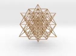 64 Tetrahedron Grid 5cm 3D print model