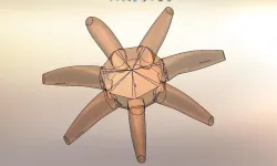 7 Leged MechaStarFish 4 the MakerBot CupCake Printer Free 3D print model