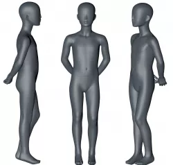 8 year old children mannequin 3d print model 3D print model