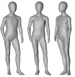 9 year old children mannequin 3d print model 3D print model