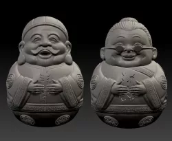 a couple 3D print model