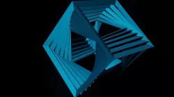Abstract cubes 3D print model