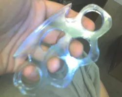 Acrylic knuckles paperweight 77939 Free 3D print model