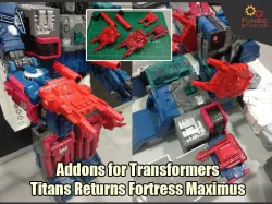 Addons for Transformers Titans Return Fortress Maximus 3D print model