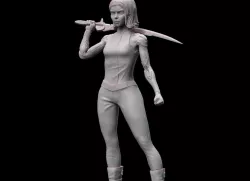 ALITA BATTLE ANGEL BUST 3D print model