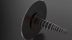 ANSI 40 ROLLER CHAIN SPROCKETS  3D print model
