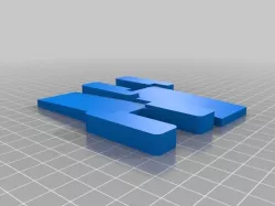 Arm rest fix for a computer Chair Free 3D print model
