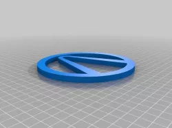 Assortment of Borderlands logos Free 3D print model