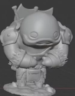 Barbarian Dood 3D print model