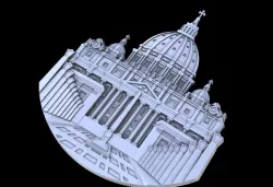 bas relief rome 3D print model