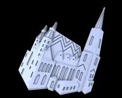 bas relief viena 3D print model
