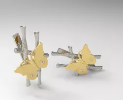 batterfly earrings  3D print model
