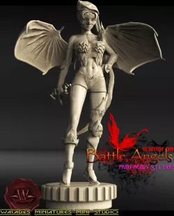 battle angels  warrior one 3D print model