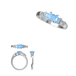 Best color stone rings metal file for jewelry making 3D print model