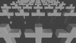 Beveled Grave Cross Free 3D print model