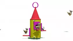 BIRD FEEDER PIPE 3D print model