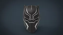 Black Panther Helmet - stl files for 3d printing 3D print model