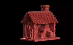 Blacksmith House 3D print model