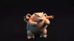 Blastoise - Stylized Pokemon LowPoly Art -  3D print model