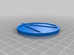 Borderlands Keychain Fob Free 3D print model