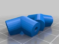 bucky ball space frame joiners Free 3D print model