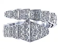 BVLGARI  snake ring 3D print model