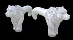 CANE HANDLE BEAR 3D print model