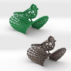 Cardinal Bird 3D print model